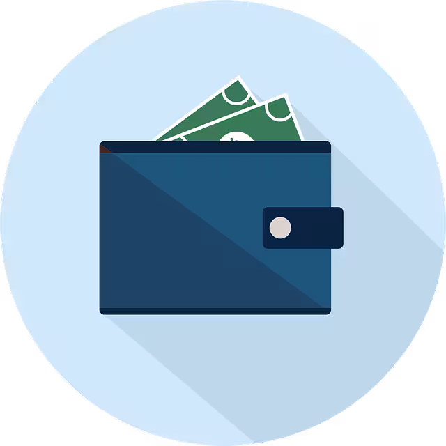 A wallet with money to show budget.