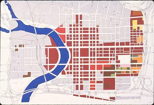 An example R-1 zoning map from Columbus, OH.