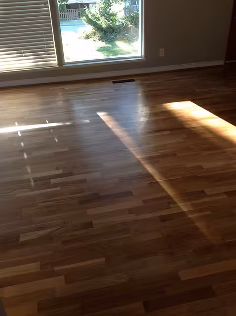 Flooring in a house.