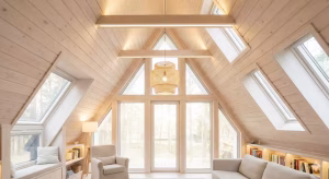 Natural light coming through a cabin.
