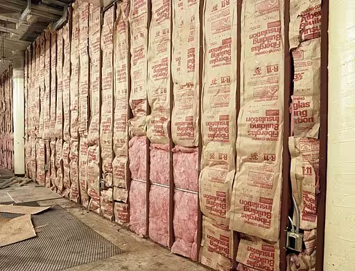 Home insulation for a building envelope.