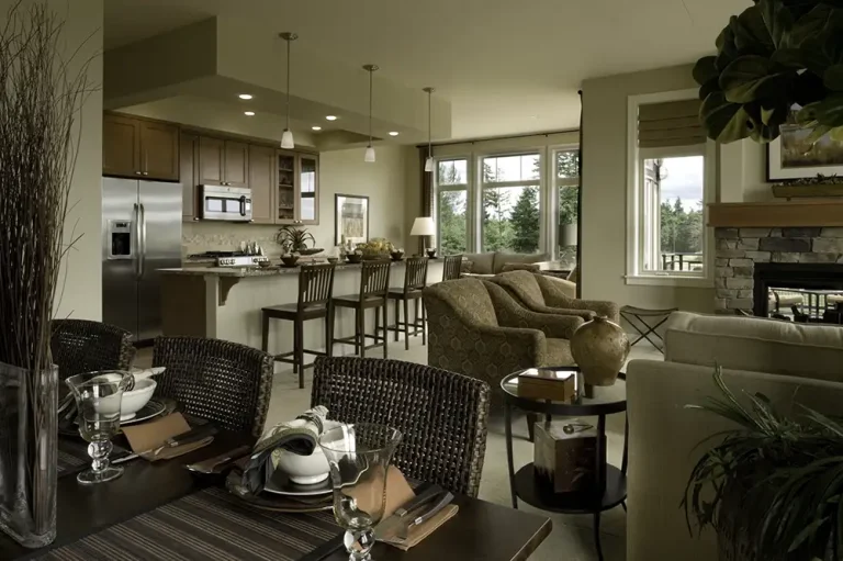 one story floor plans living room dining kitchen