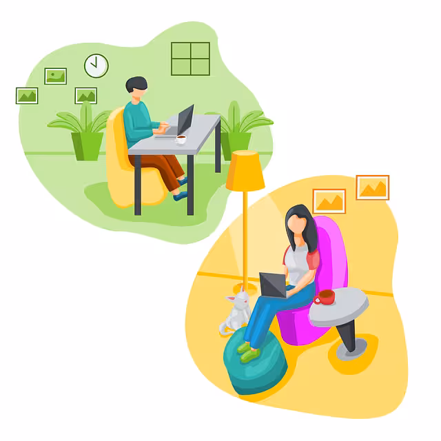 A drawing of home occupations.