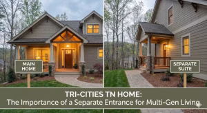 A home with a separate entrance.