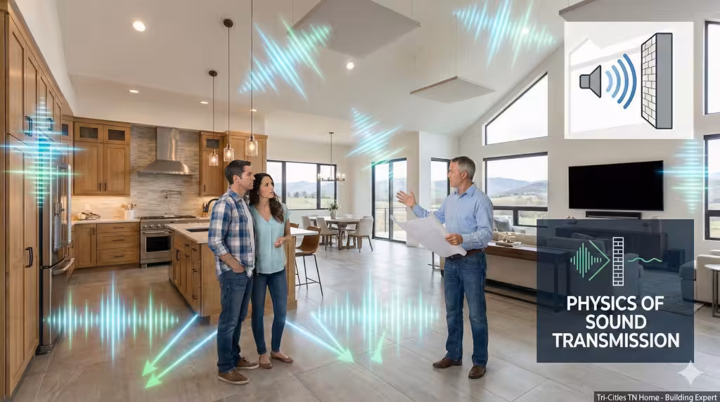 Open concept houses and sound transmission.