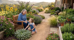 A sensory garden for all ages.
