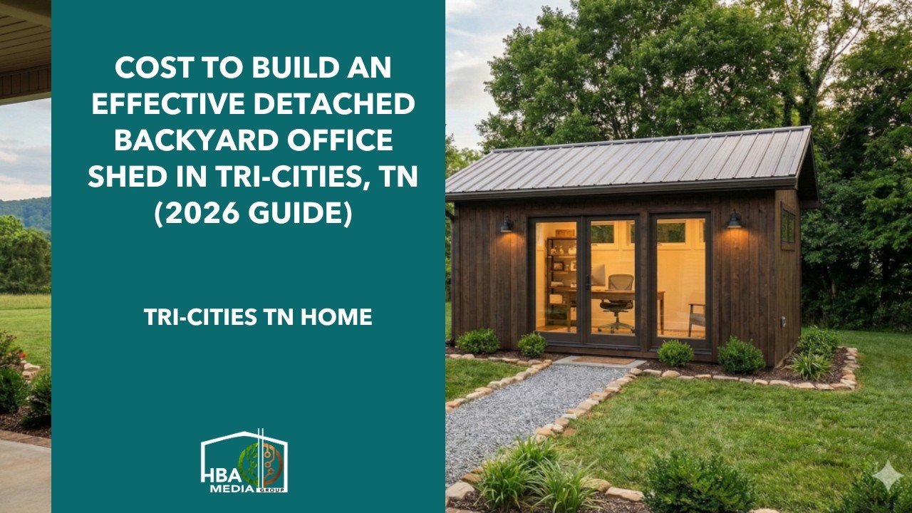 Cost to Build an Effective Detached Backyard Office Shed in Tri-Cities, TN (2026 Guide)