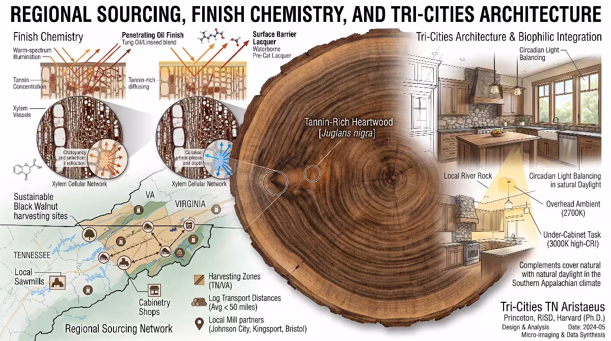 Sourcing black walnut wood.
