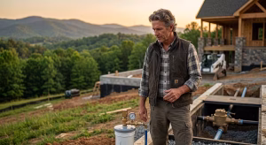 A man deciding on well water vs. city water.