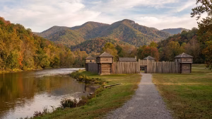 A fort on the river in now carter county tn.