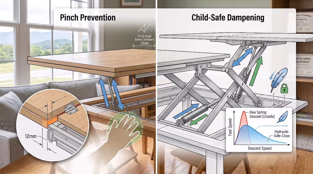 Child safety features.