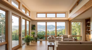 A house with indoor natural daylight autonomy.