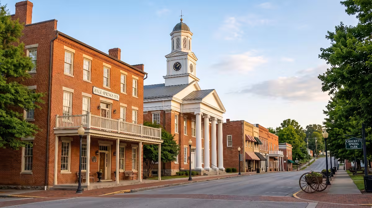 Downtown Rogersville TN.