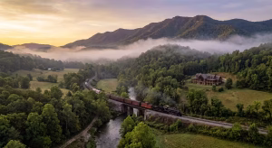 Unicoi TN in the valley.