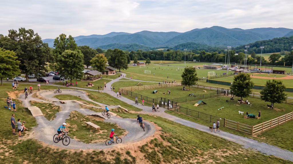A bike park in the tri-cities tn.