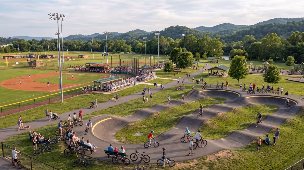 A sports park in kingsport.