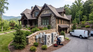 A custom home with an equipment breakdown endorsement.