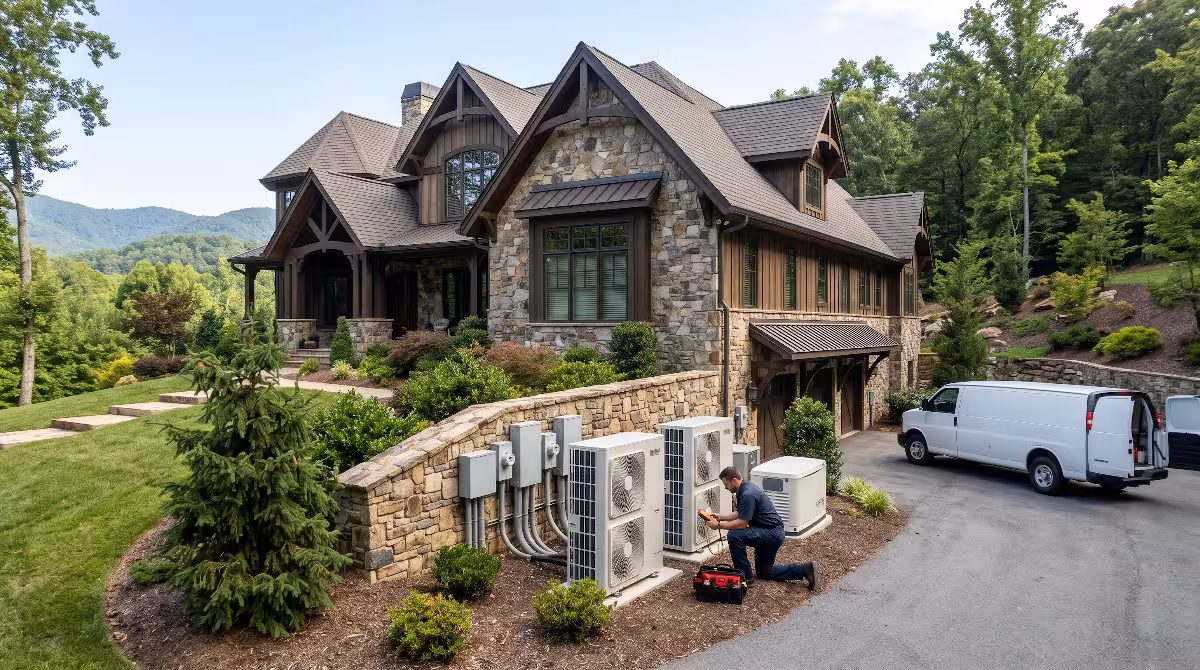 A custom home with an equipment breakdown endorsement.