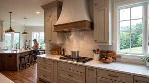 Kitchen humidity with a pot steaming.
