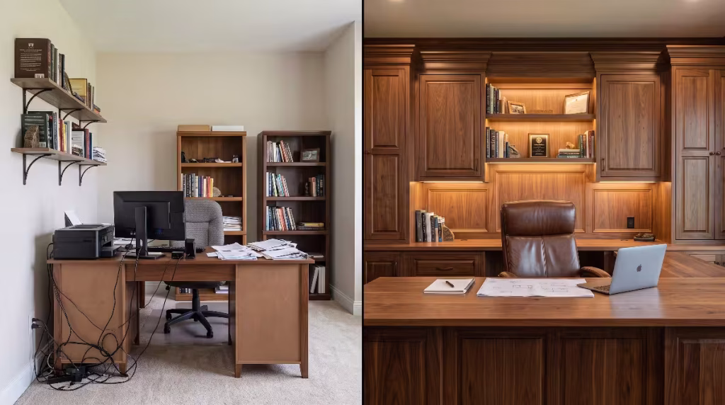 A comparison of the desk types.