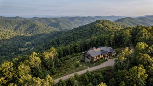 A custom home with a viewshed conservation easement.